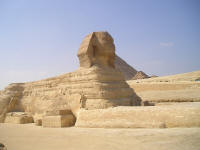 sfinga u kefrenovy pyramidy